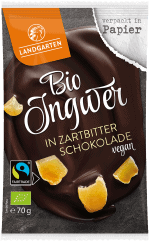 Bio Ingwer in Zartbitter-Schokolade