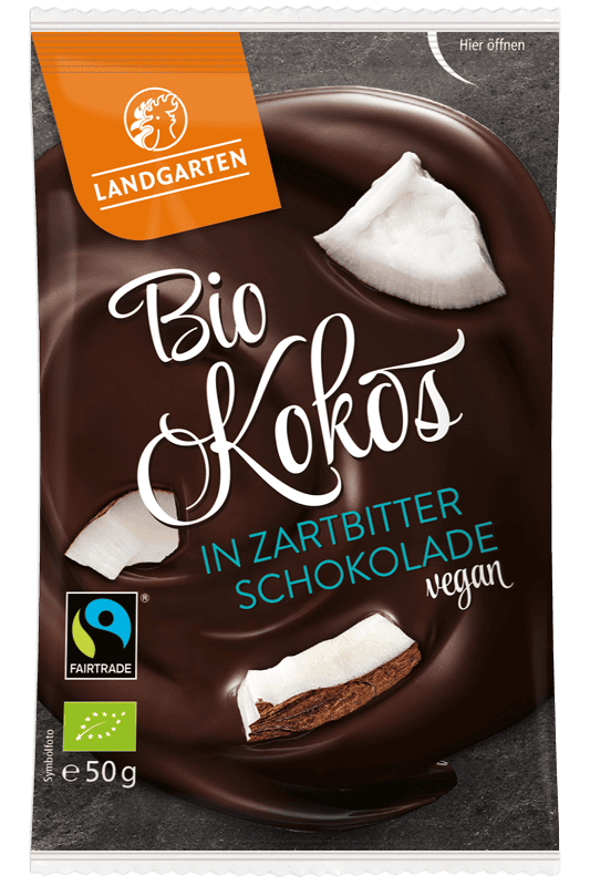 Bio Kokos in Zartbitter_Schokolade