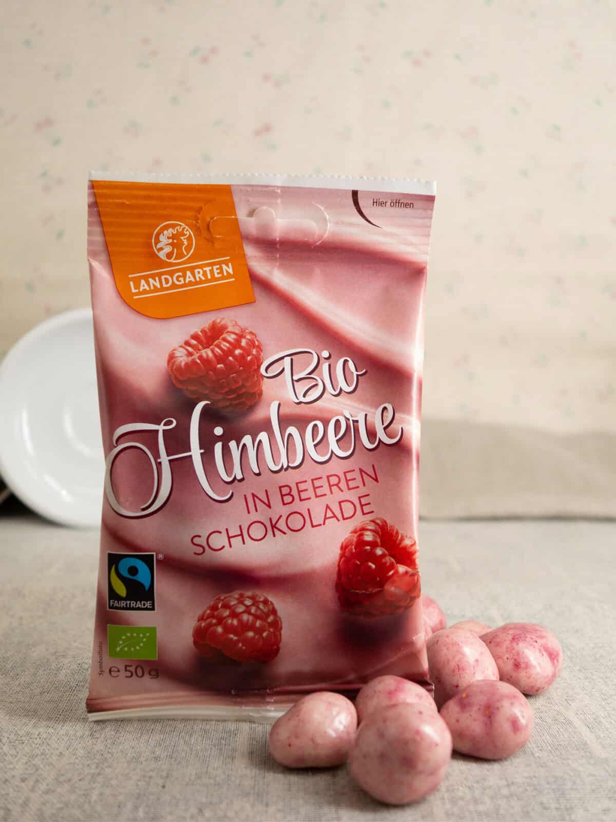 Bio Himbeere in Beeren-Schokolade