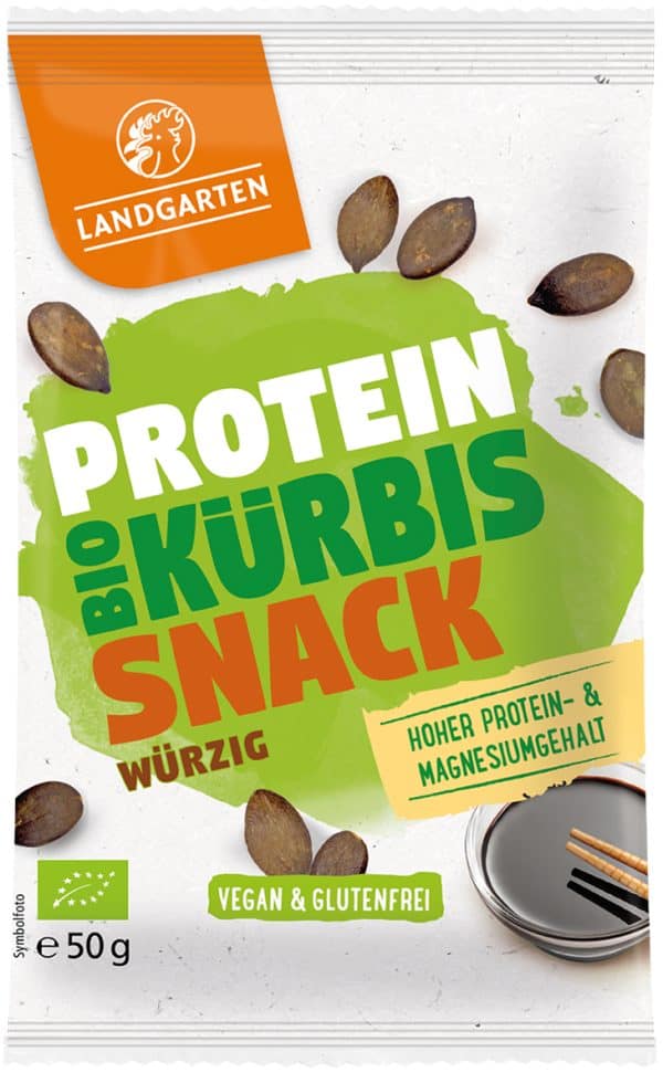 Protein Bio Kürbis Snack Würzig